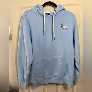 Light Blue Goat USA Hoodie Men’s Medium